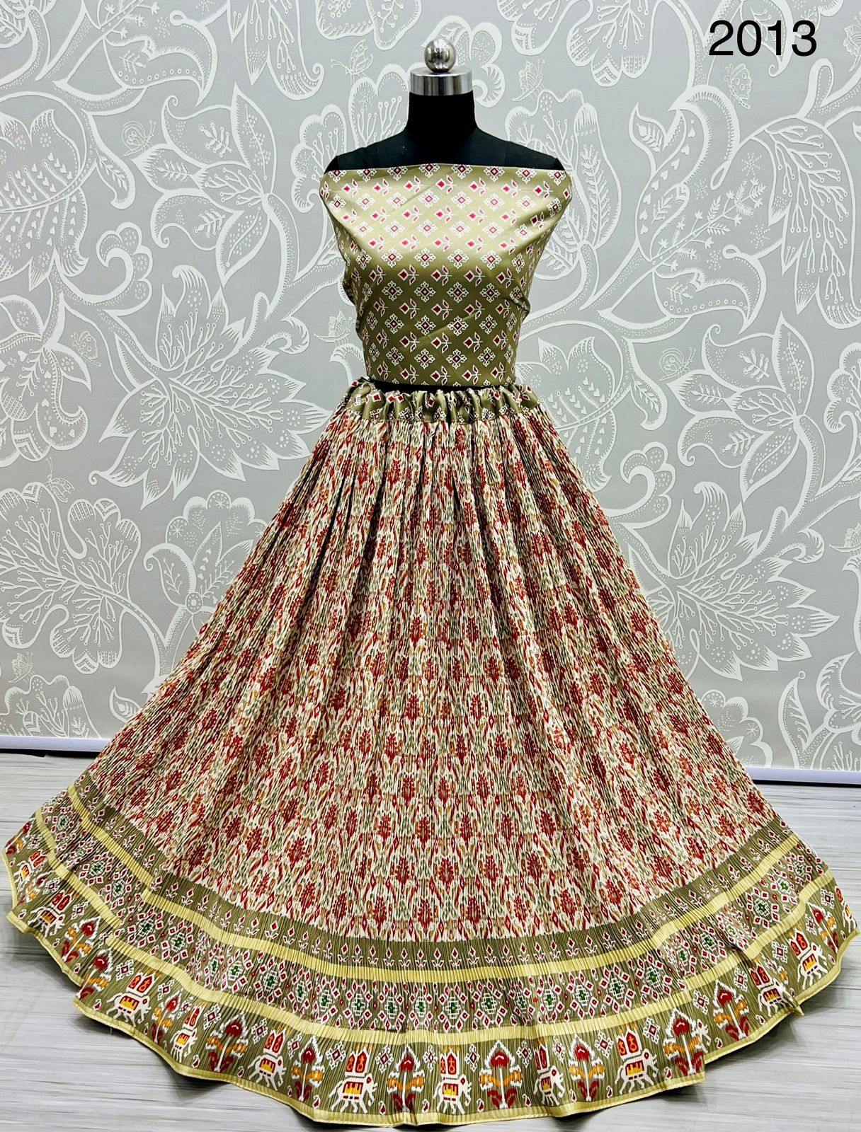 Designer Printed Lehenga Choli 2012 to 2014 Anant Tex Exports Private Limited