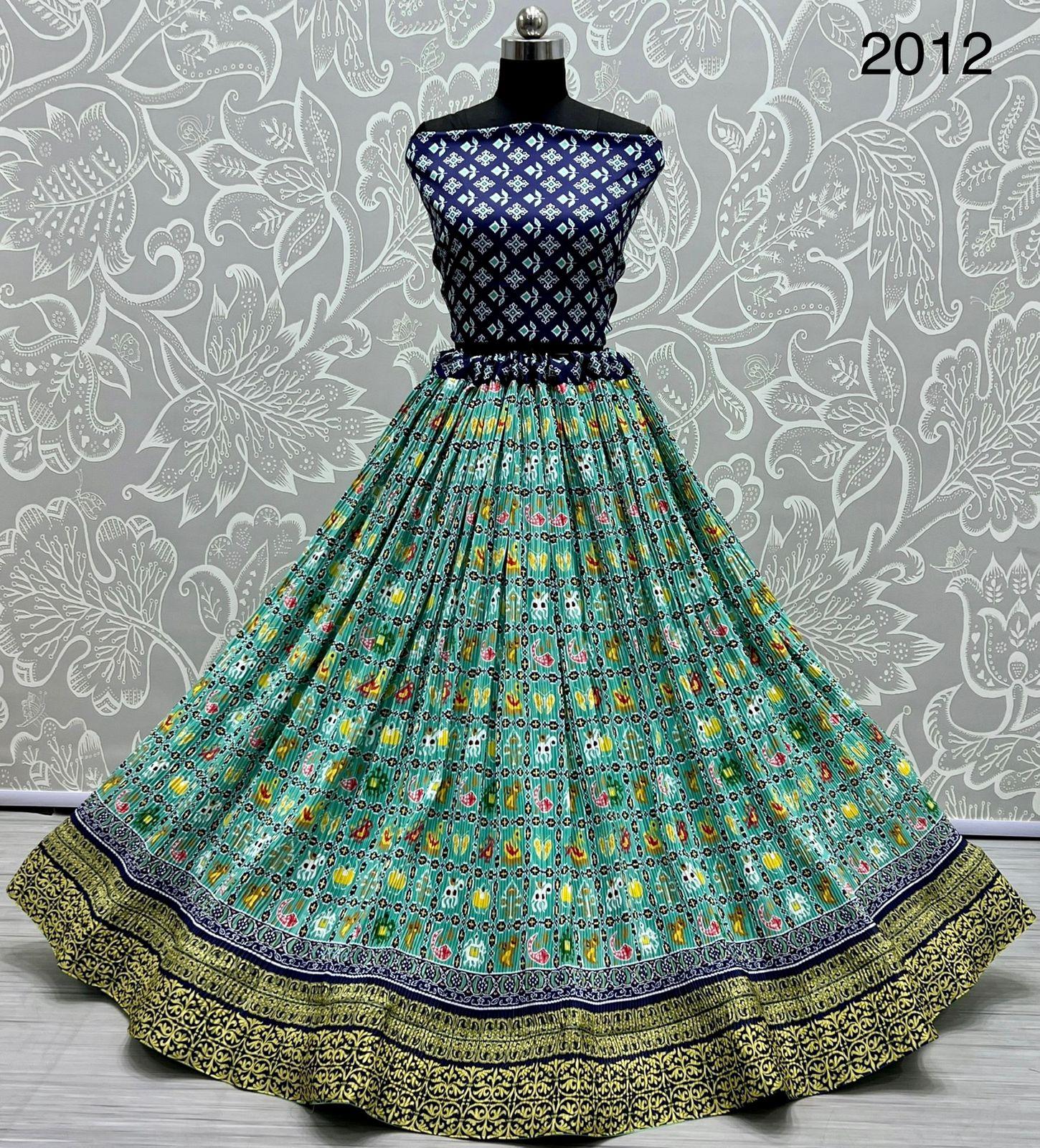 Designer Printed Lehenga Choli 2012 to 2014 Anant Tex Exports Private Limited