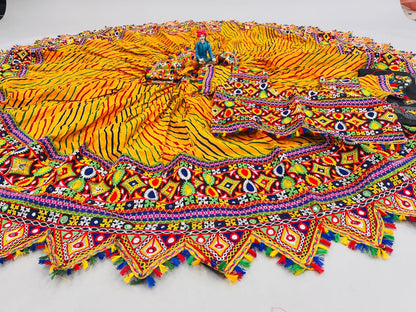 Navratri Pure Cotton Leheriya Print Lehenga Choli Anant Tex Exports Private Limited