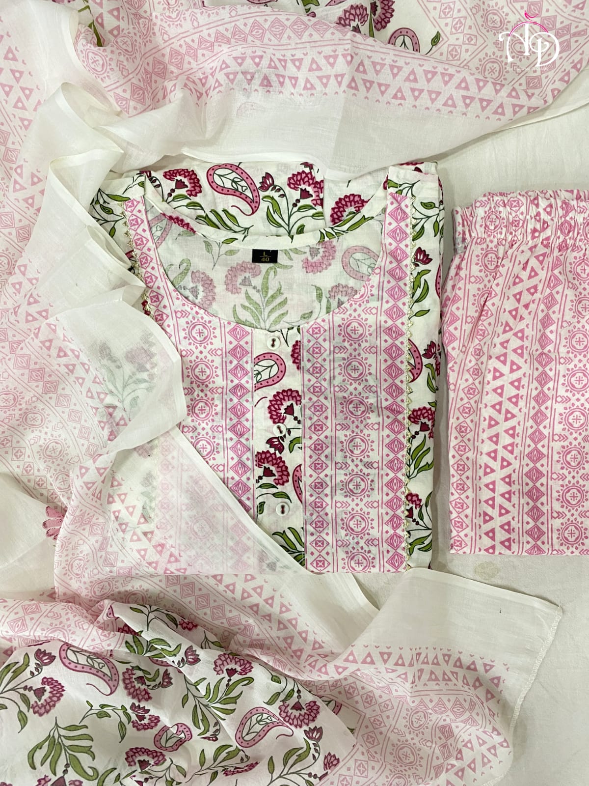 Party Wear Designer Nairacut Cotton Kurti With Pant Anant Tex Exports Private Limited