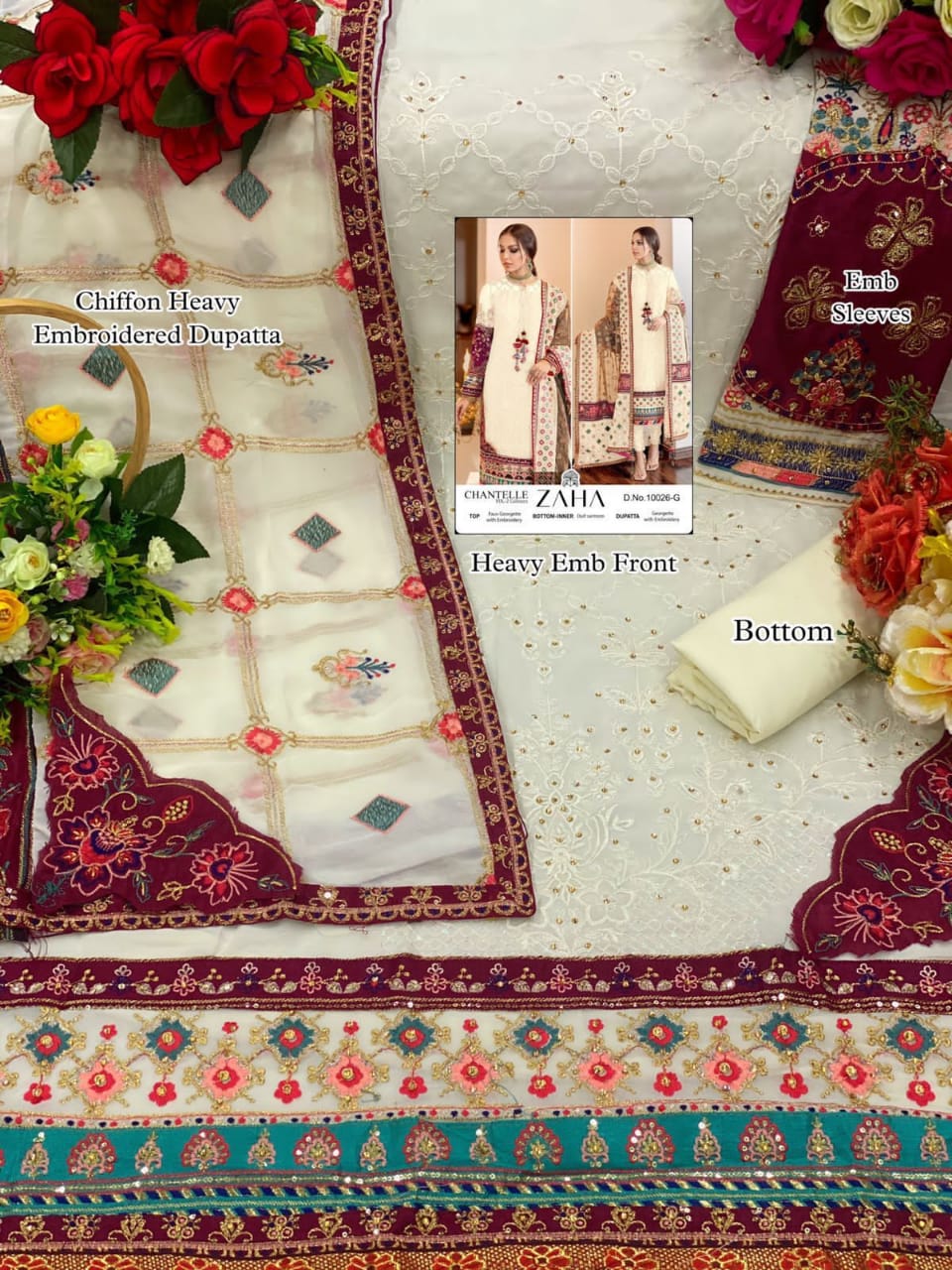 Beautiful Designer Zaha Chanterelle-vol-2 Pakisthani Suite Anant Tex Exports Private Limited