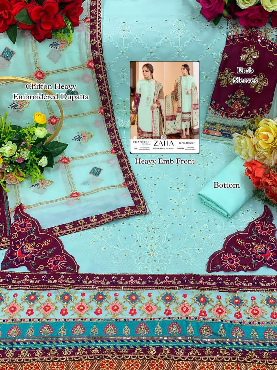 Beautiful Designer Zaha Chanterelle-vol-2 Pakisthani Suite Anant Tex Exports Private Limited