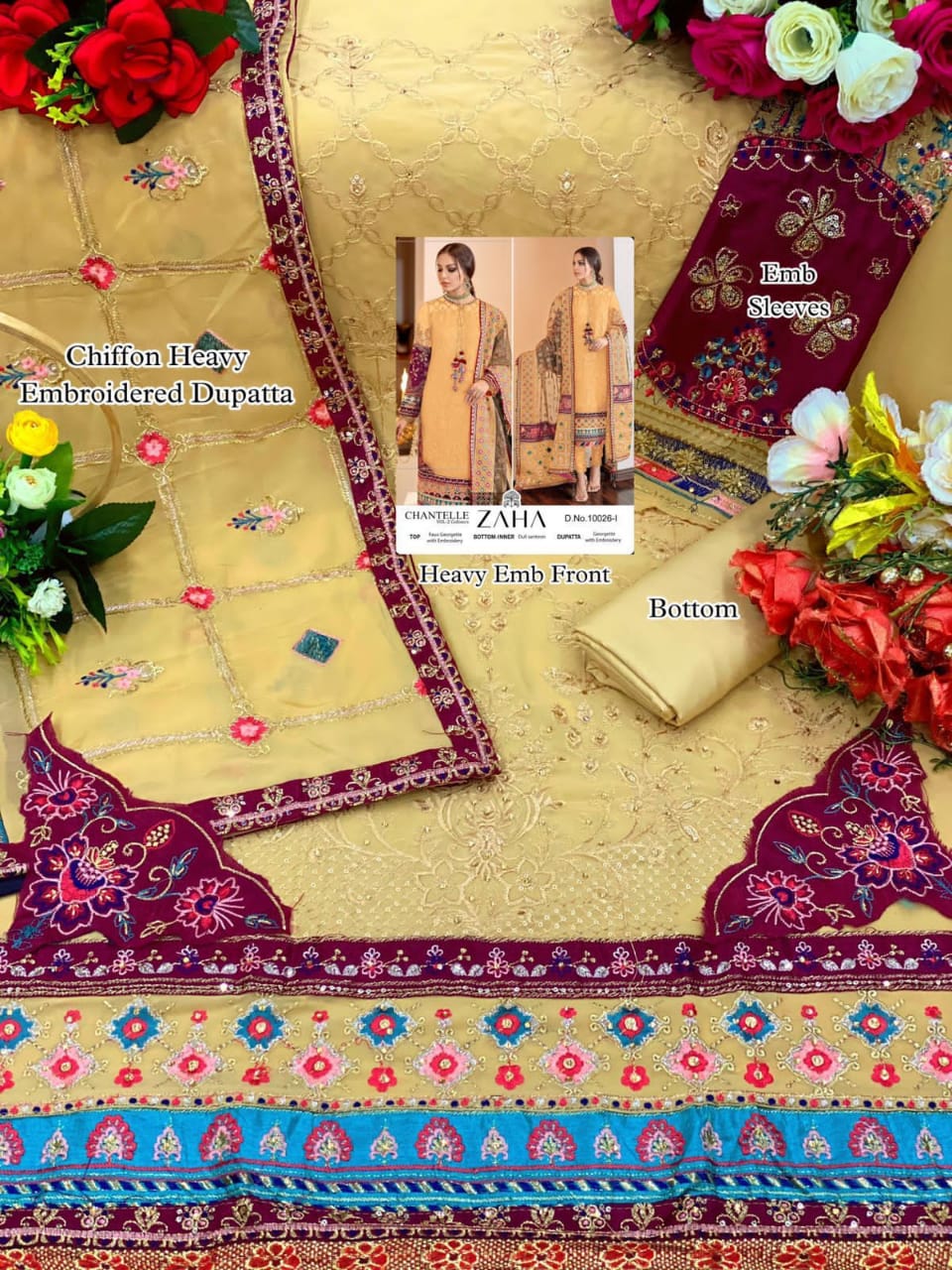 Beautiful Designer Zaha Chanterelle-vol-2 Pakisthani Suite Anant Tex Exports Private Limited