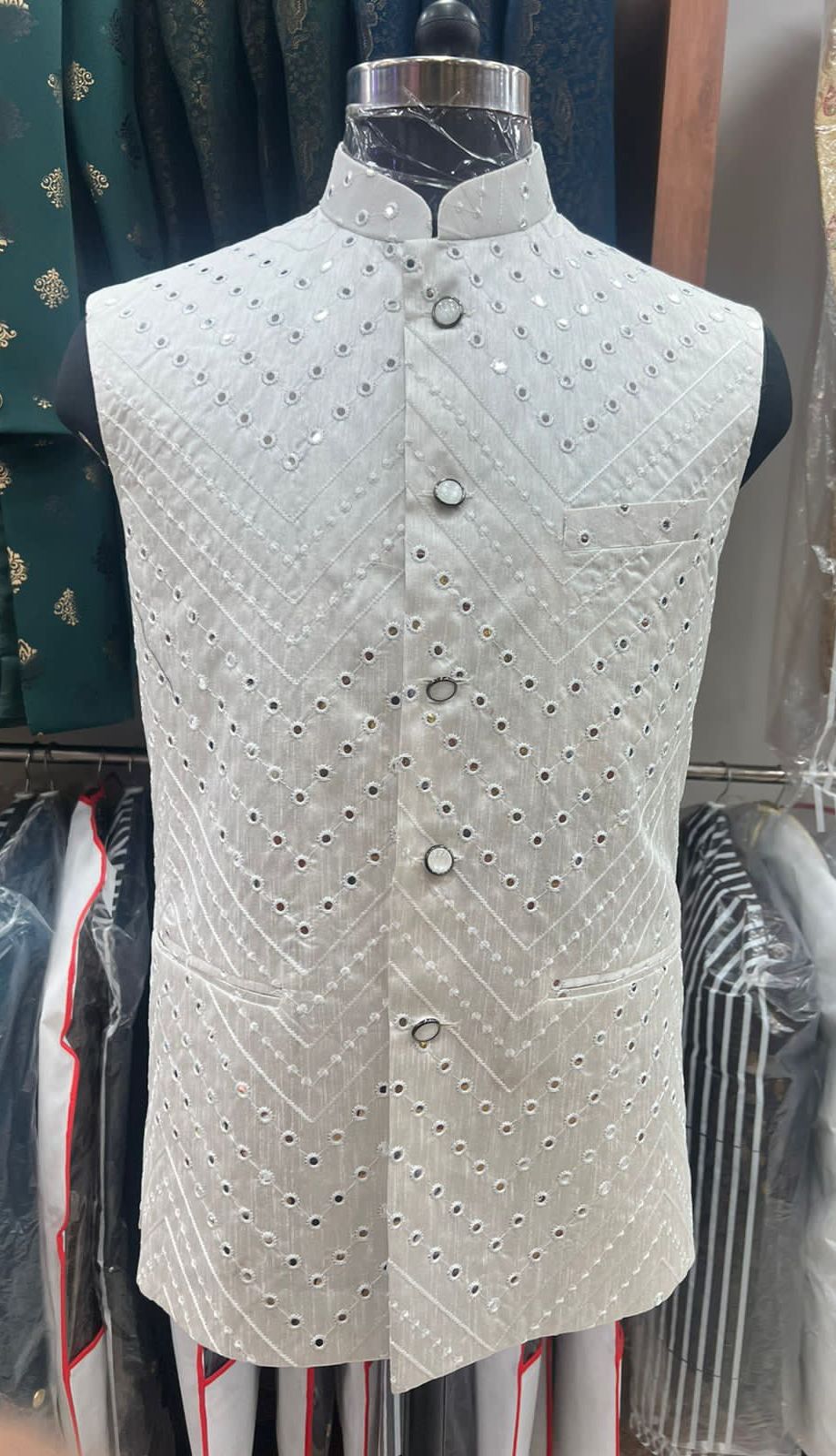 New Traditional Wear Men's Nehru Modi Jacket Anant Tex Exports Private Limited