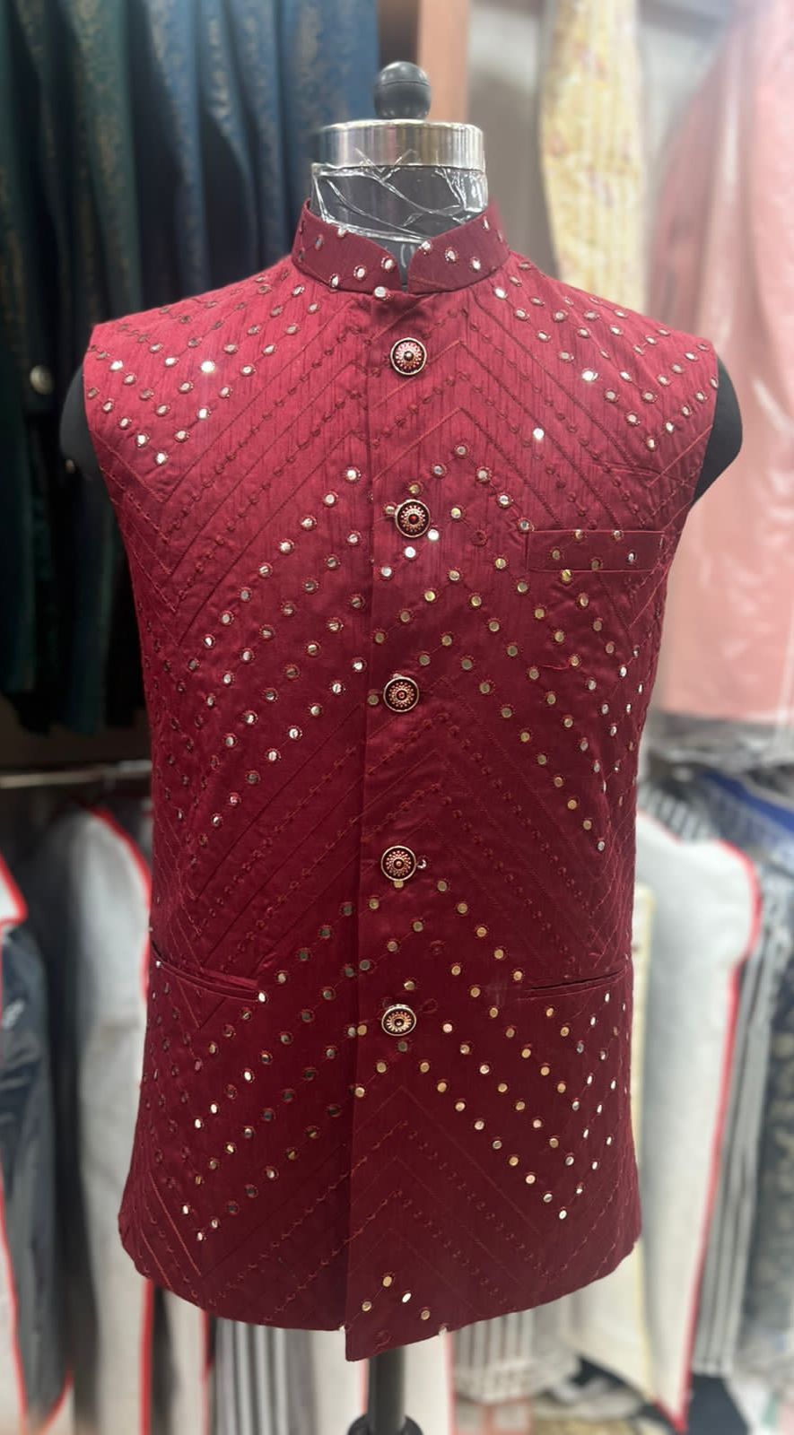 New Traditional Wear Men's Nehru Modi Jacket Anant Tex Exports Private Limited