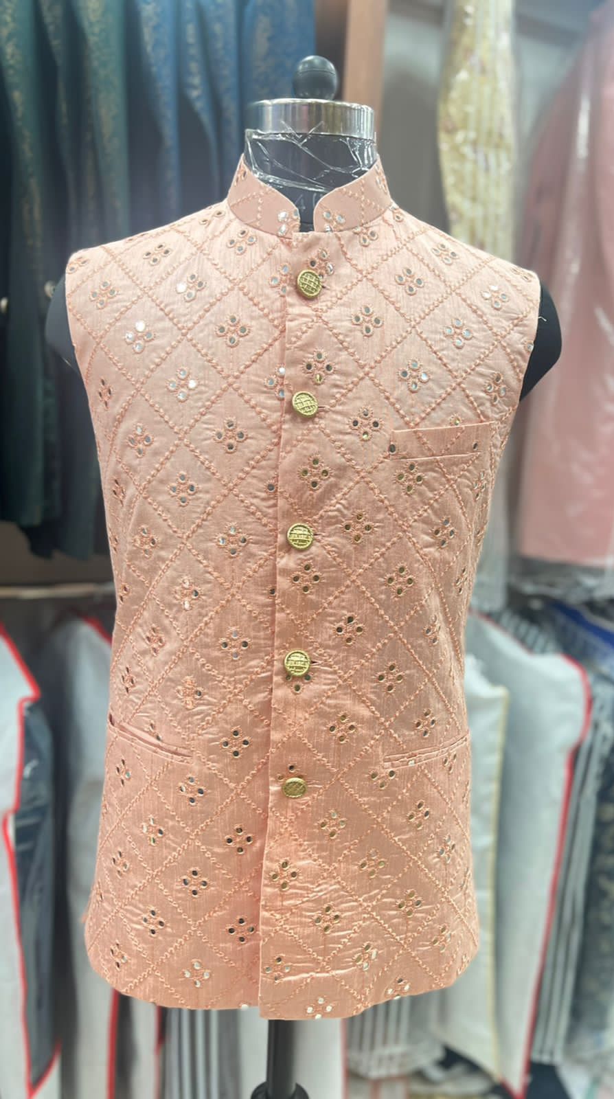 New Traditional Wear Men's Nehru Modi Jacket Anant Tex Exports Private Limited