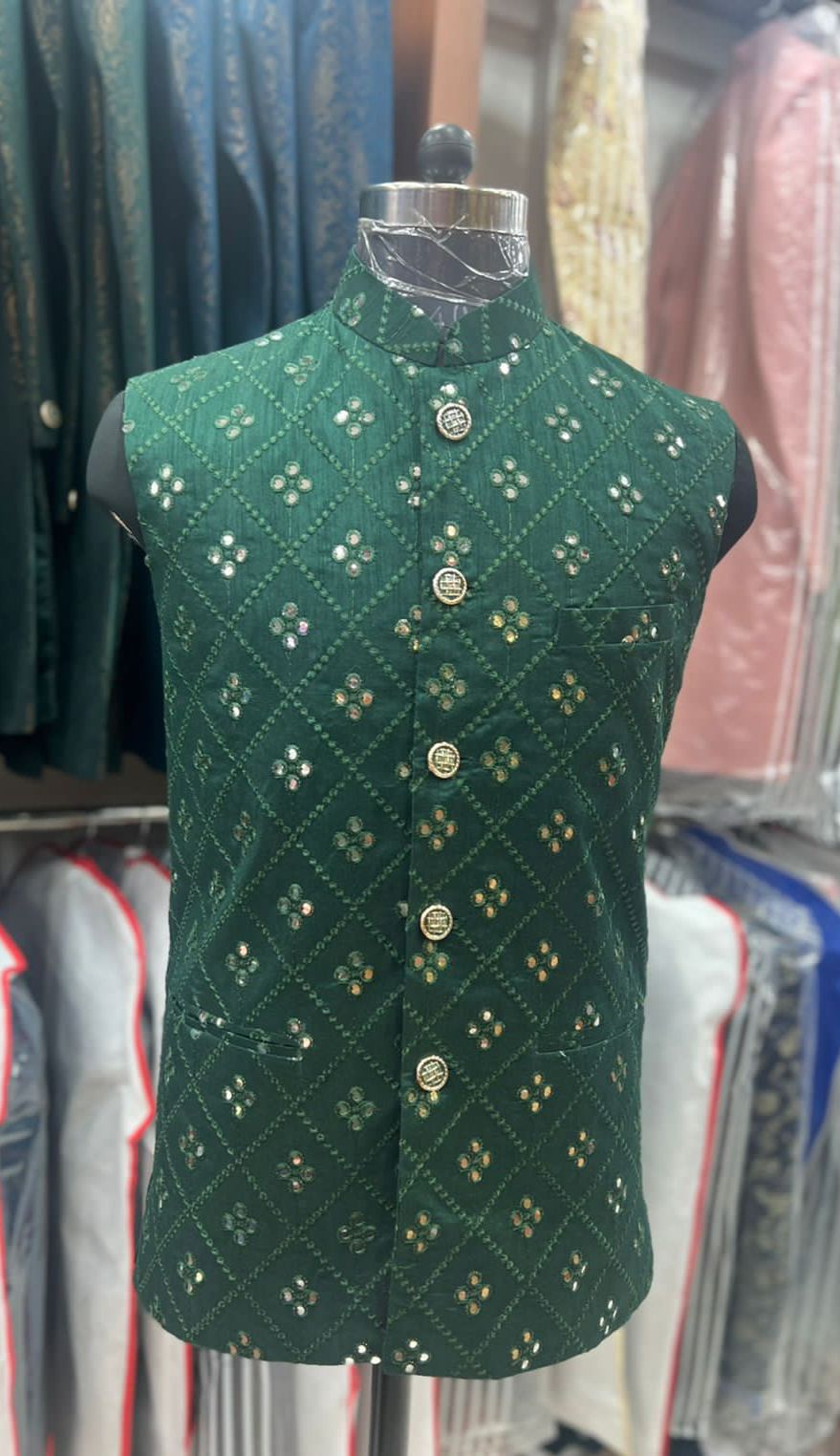 New Traditional Wear Men's Nehru Modi Jacket Anant Tex Exports Private Limited