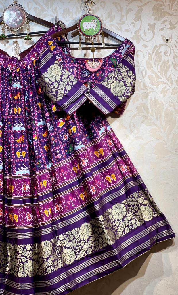 Pure Gaji Silk Chaniya Choli with Heavy Lagdi Pallu Skirt Anant Tex Exports Private Limited