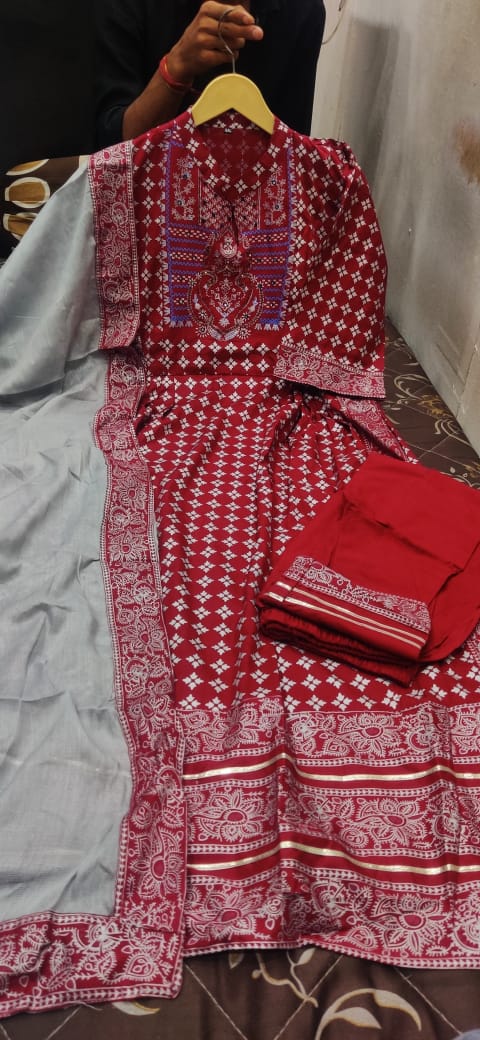 Traditional Beautiful Designer Reyon Suite Anant Tex Exports Private Limited