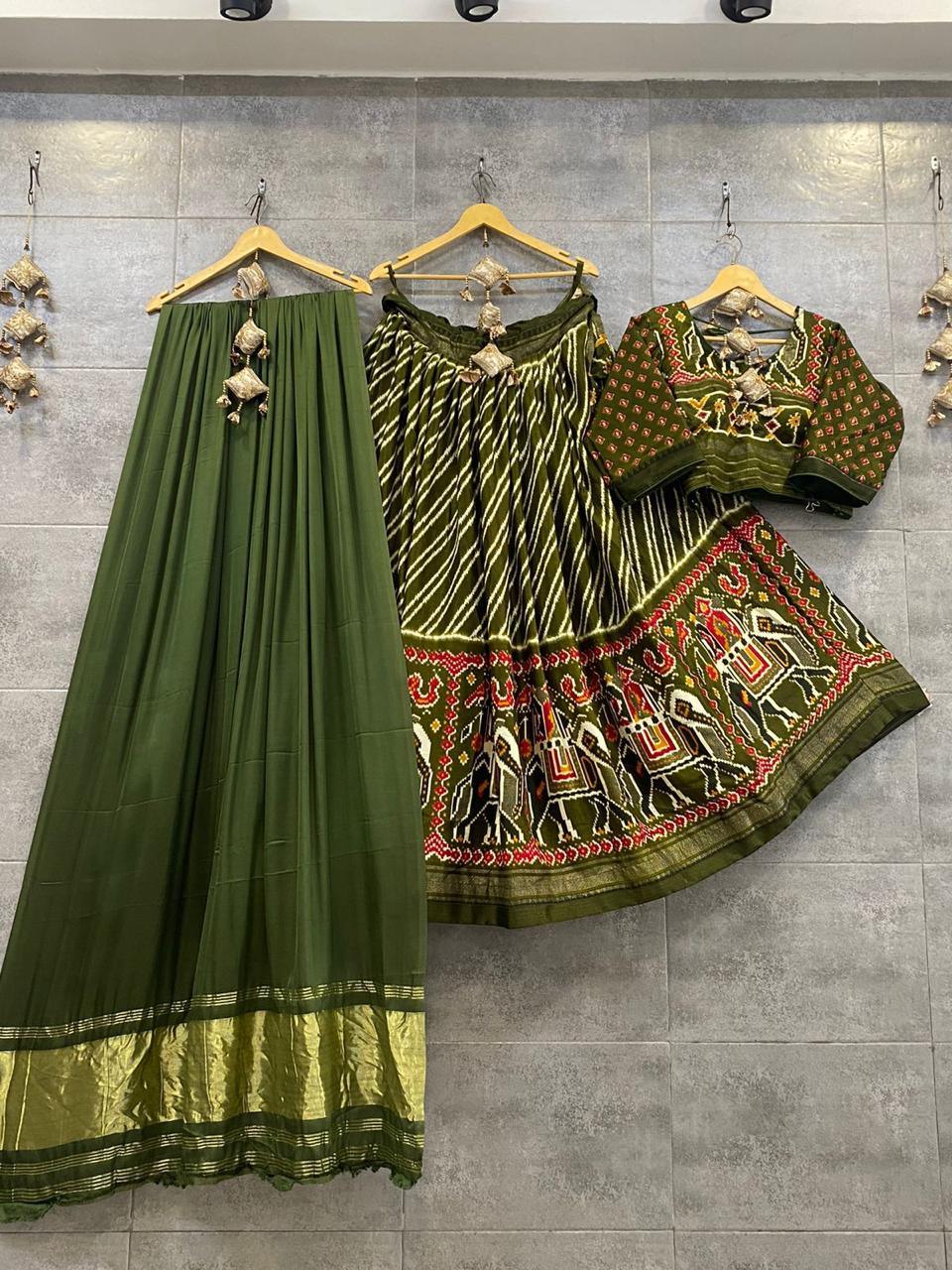 Party Wear Designer Pure Crape Silk Lehenga with Gaji Silk Duppta Anant Tex Exports Private Limited