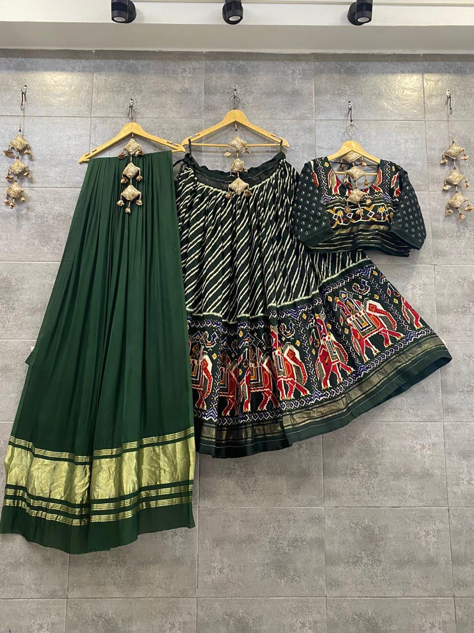 Party Wear Designer Pure Crape Silk Lehenga with Gaji Silk Duppta Anant Tex Exports Private Limited