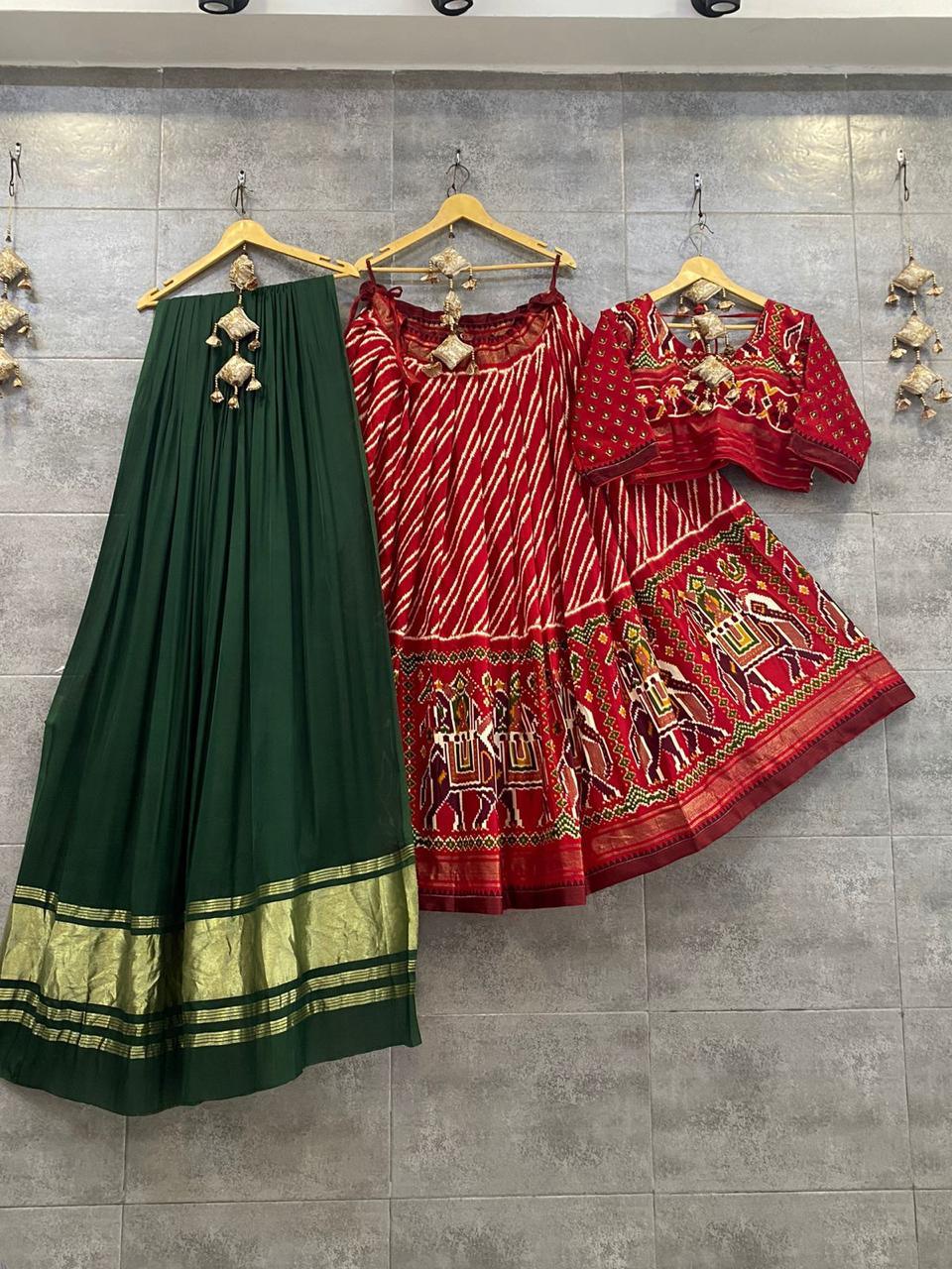 Party Wear Designer Pure Crape Silk Lehenga with Gaji Silk Duppta Anant Tex Exports Private Limited