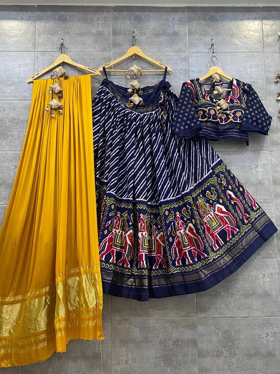 Party Wear Designer Pure Crape Silk Lehenga with Gaji Silk Duppta Anant Tex Exports Private Limited