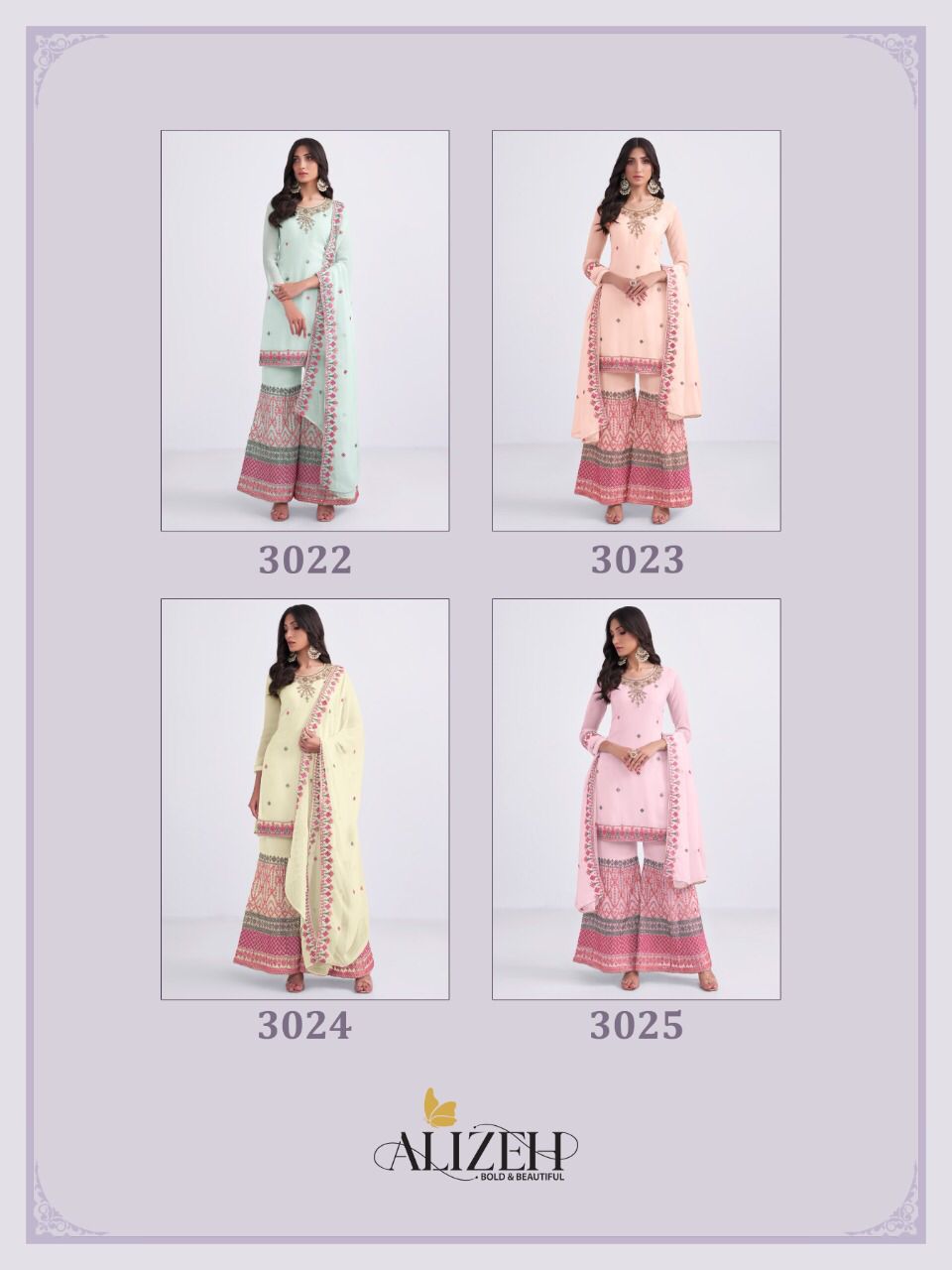 Alizeh Almora Vol 6 Georgette Salwr Suits Anant Tex Exports Private Limited