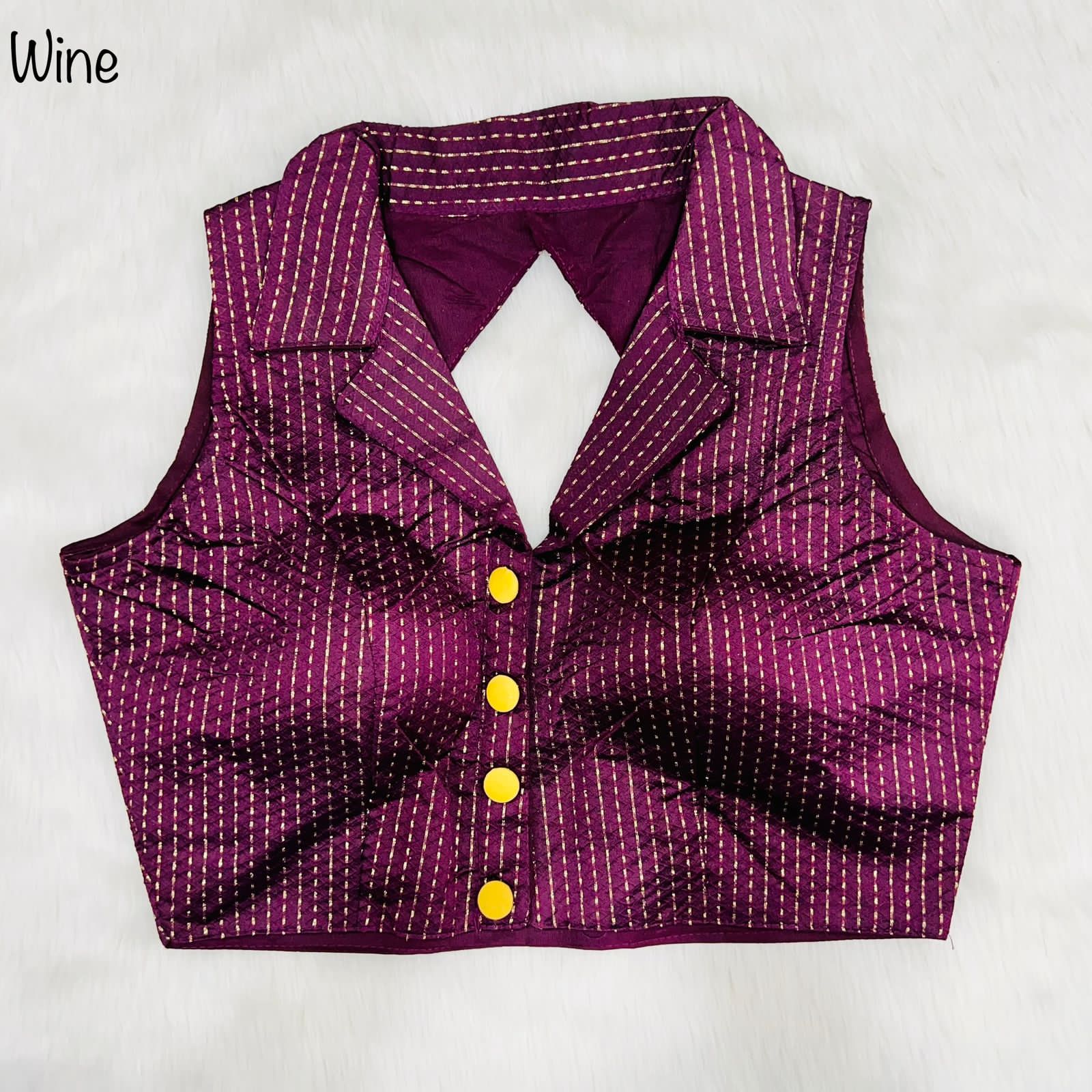 Party Wear Shirt Collar Blouse Anant Tex Exports Private Limited