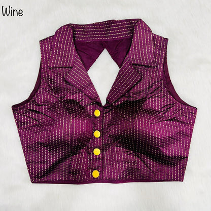 Party Wear Shirt Collar Blouse Anant Tex Exports Private Limited