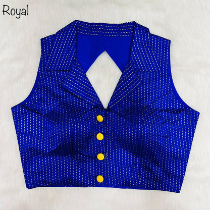 Party Wear Shirt Collar Blouse Anant Tex Exports Private Limited