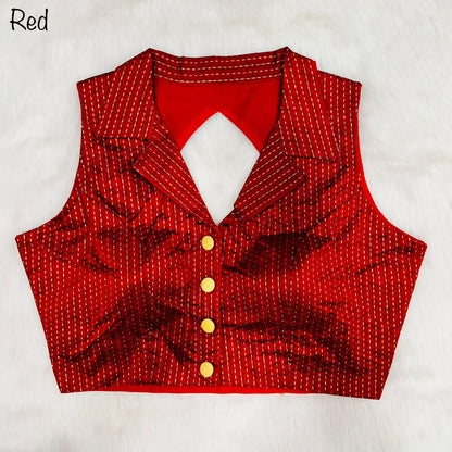 Party Wear Shirt Collar Blouse Anant Tex Exports Private Limited