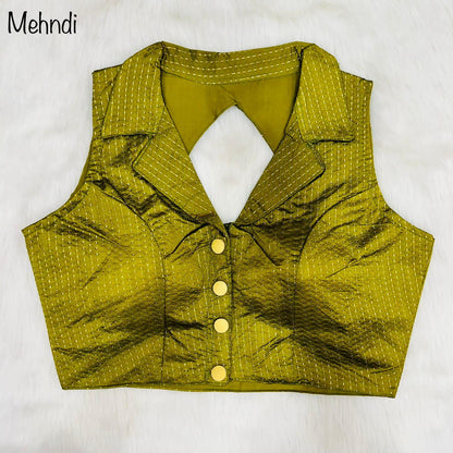 Party Wear Shirt Collar Blouse Anant Tex Exports Private Limited