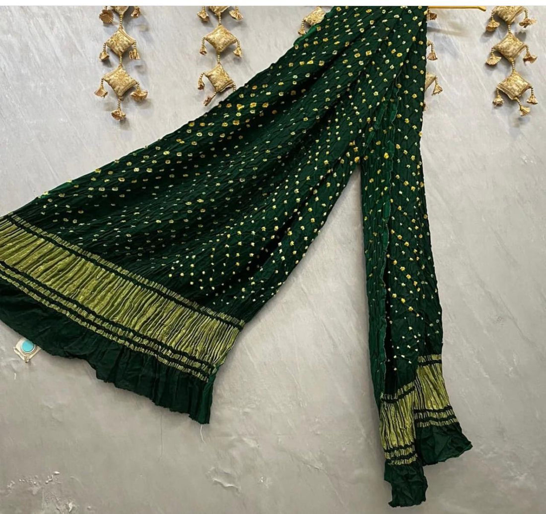 Modal Silk Duppata with Hand Ajrakh Print Anant Tex Exports Private Limited
