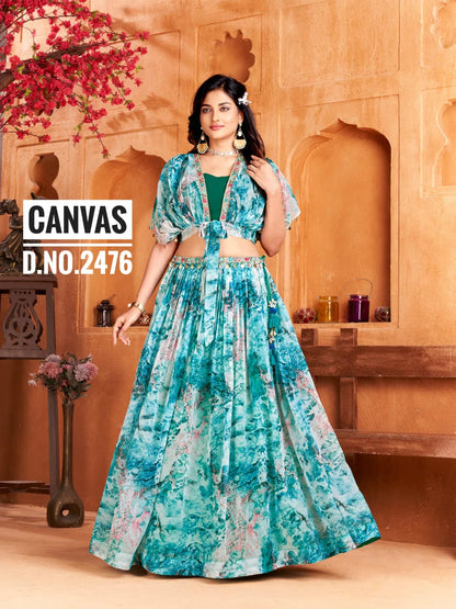 Party Wear Designer Look Gwon Anant Tex Exports Private Limited