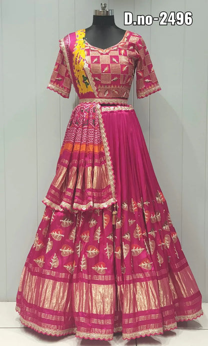 Wedding Designer Pure Gajji Silk Lehenga with Gaji Duppata Anant Tex Exports Private Limited