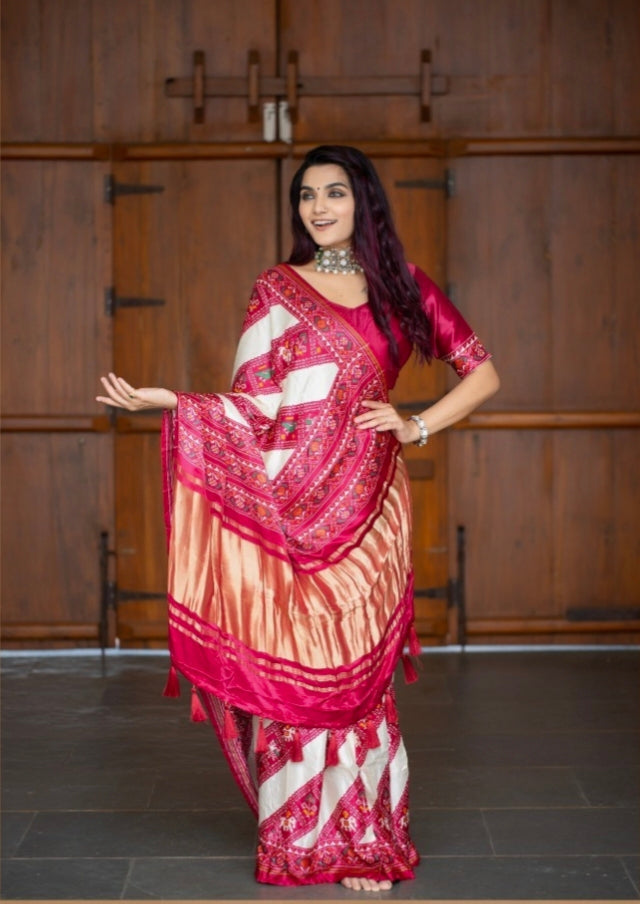 Pure Gaji Silk Wedding Saree