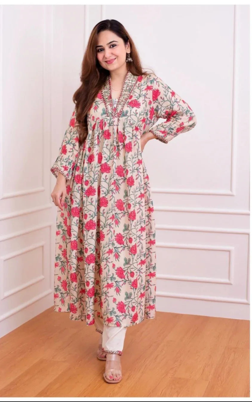 Beautiful Designer Kurti with Pent Anant Tex Exports Private Limited