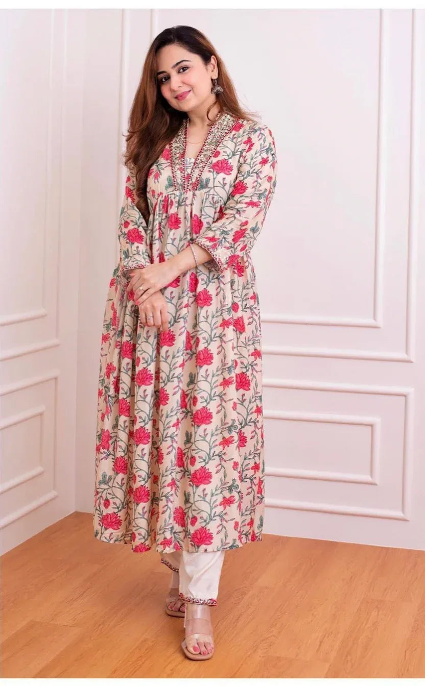 Beautiful Designer Kurti with Pent Anant Tex Exports Private Limited