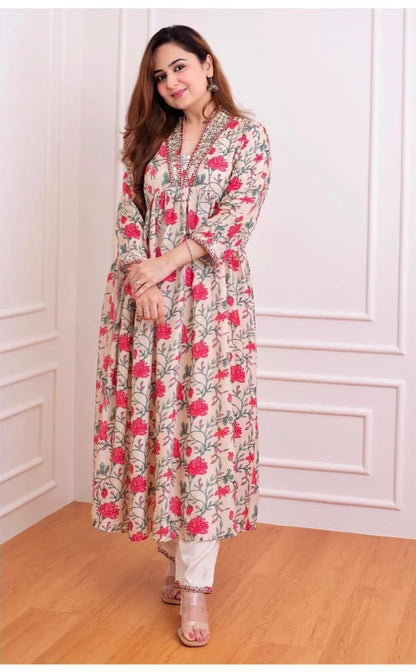 Beautiful Designer Kurti with Pent Anant Tex Exports Private Limited