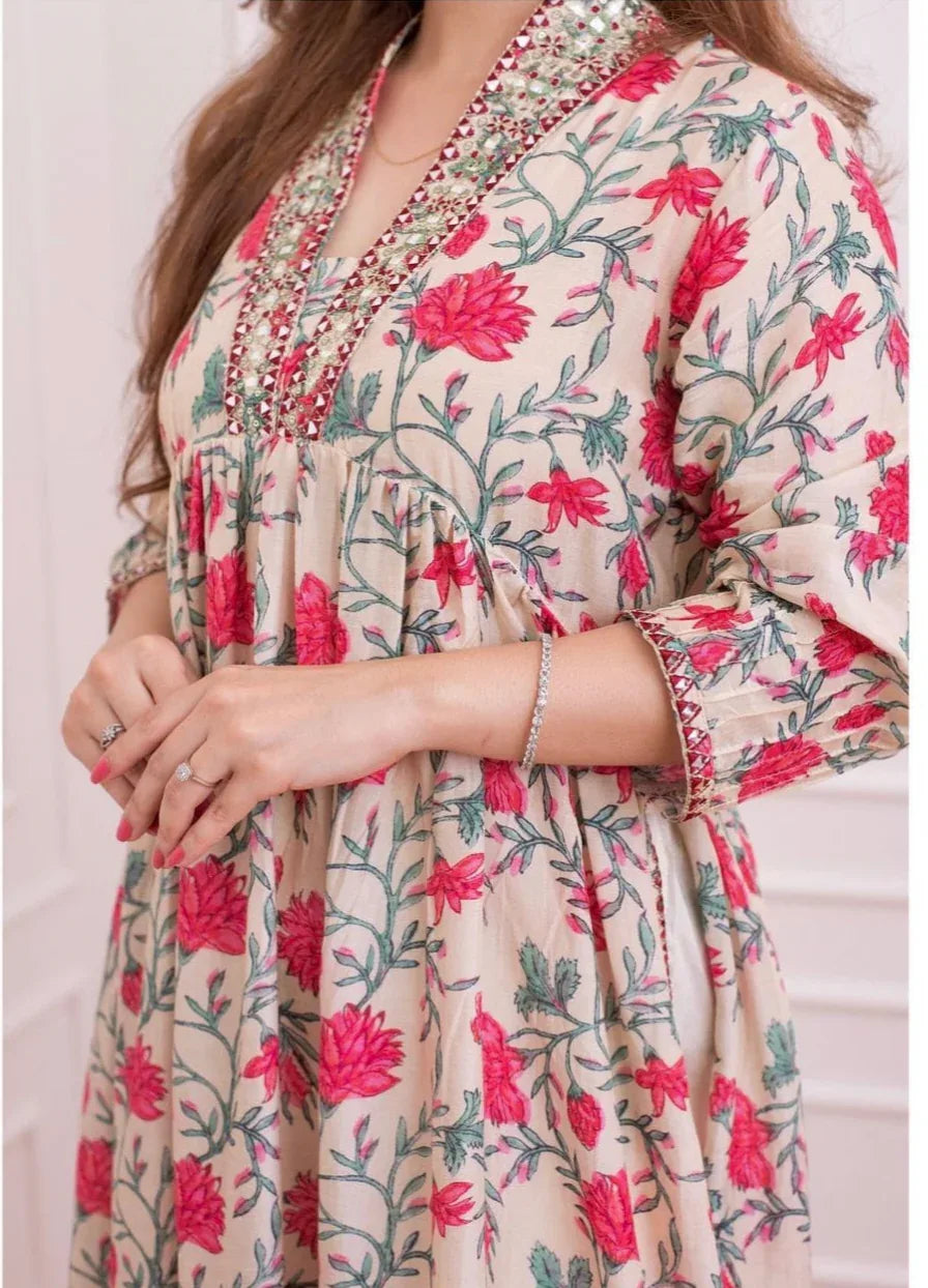 Beautiful Designer Kurti with Pent Anant Tex Exports Private Limited