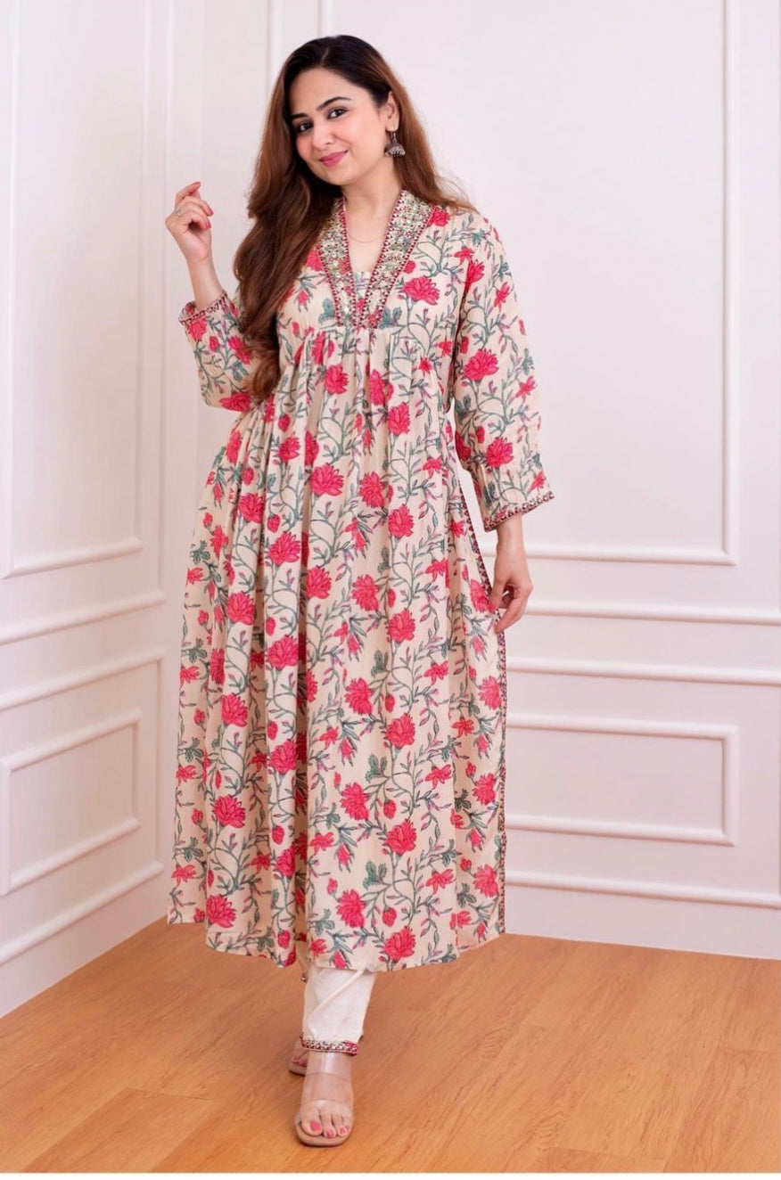 Beautiful Designer Kurti with Pent Anant Tex Exports Private Limited