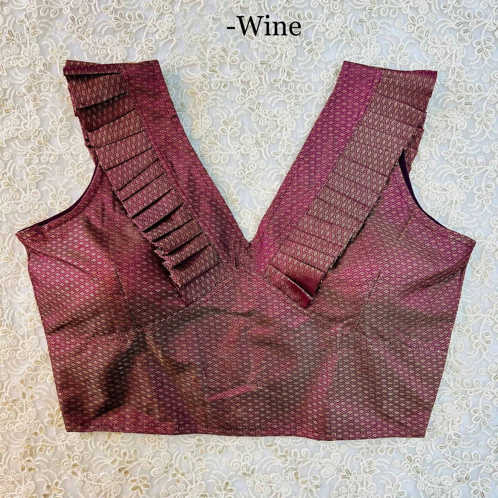 Beautiful Party Wear Banarasi Concept Blouse Anant Tex Exports Private Limited