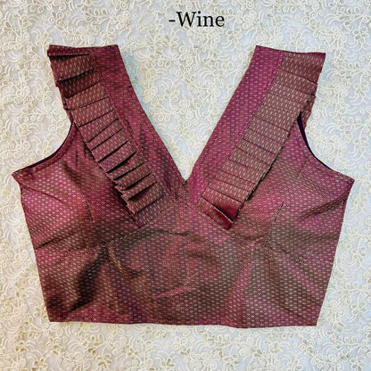 Beautiful Party Wear Banarasi Concept Blouse Anant Tex Exports Private Limited