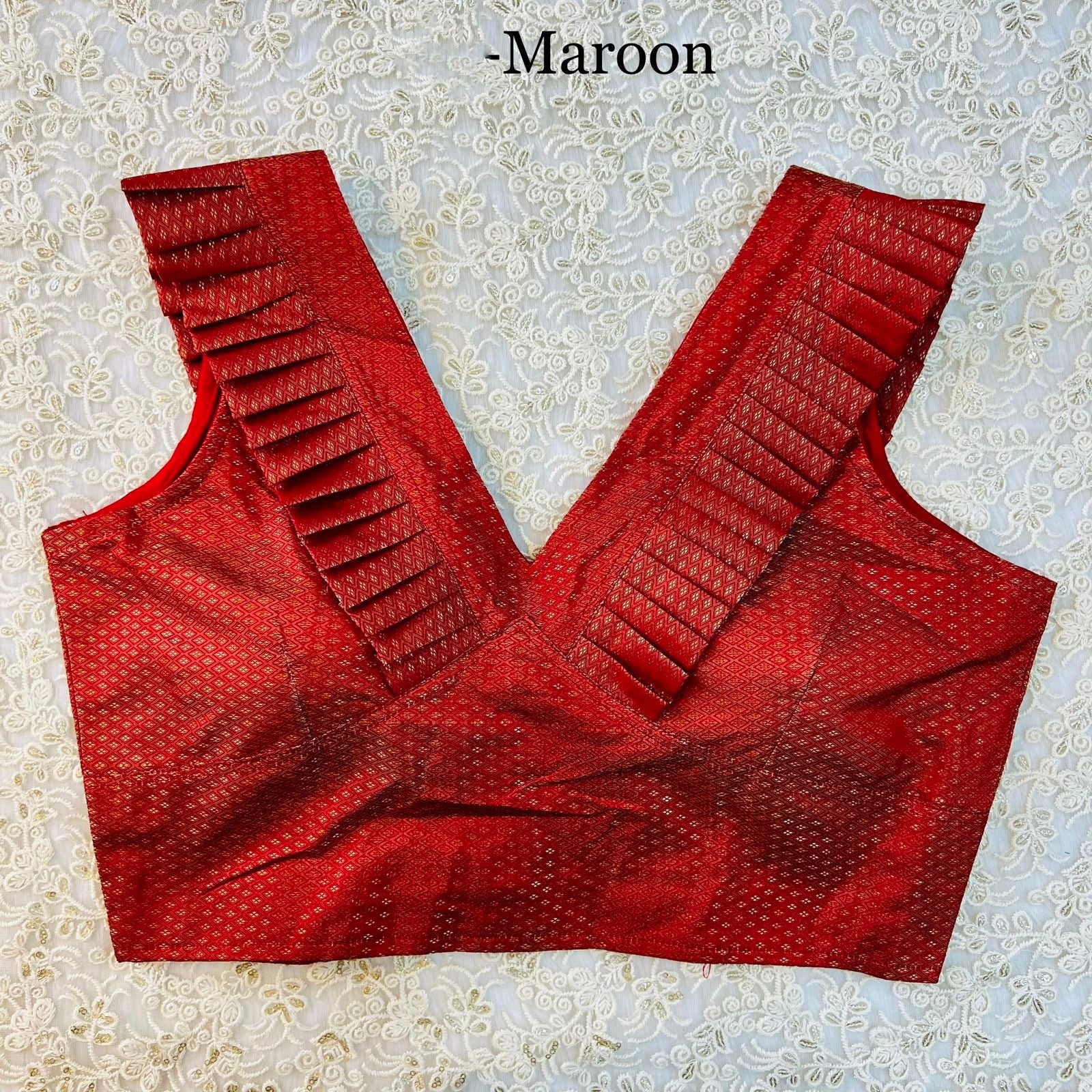 Beautiful Party Wear Banarasi Concept Blouse Anant Tex Exports Private Limited