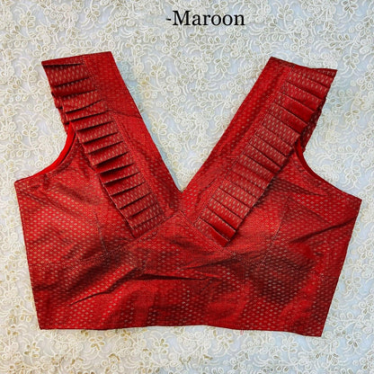 Beautiful Party Wear Banarasi Concept Blouse Anant Tex Exports Private Limited