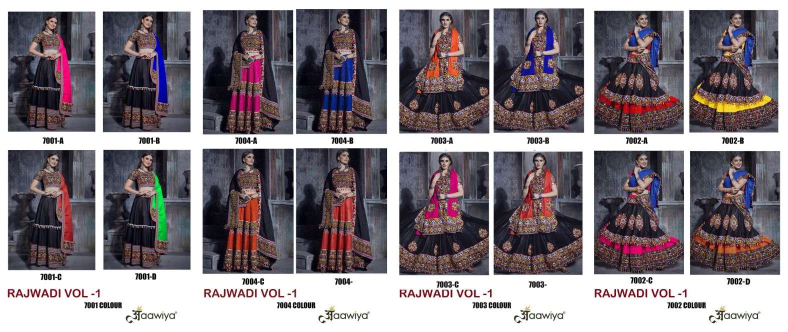 Rajwadi Vol -1 Navratri Lehenga Collection Anantexports