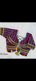Readymade Navratri Special 11 Nidal Multi Gamthi Work Blouse Anantexports