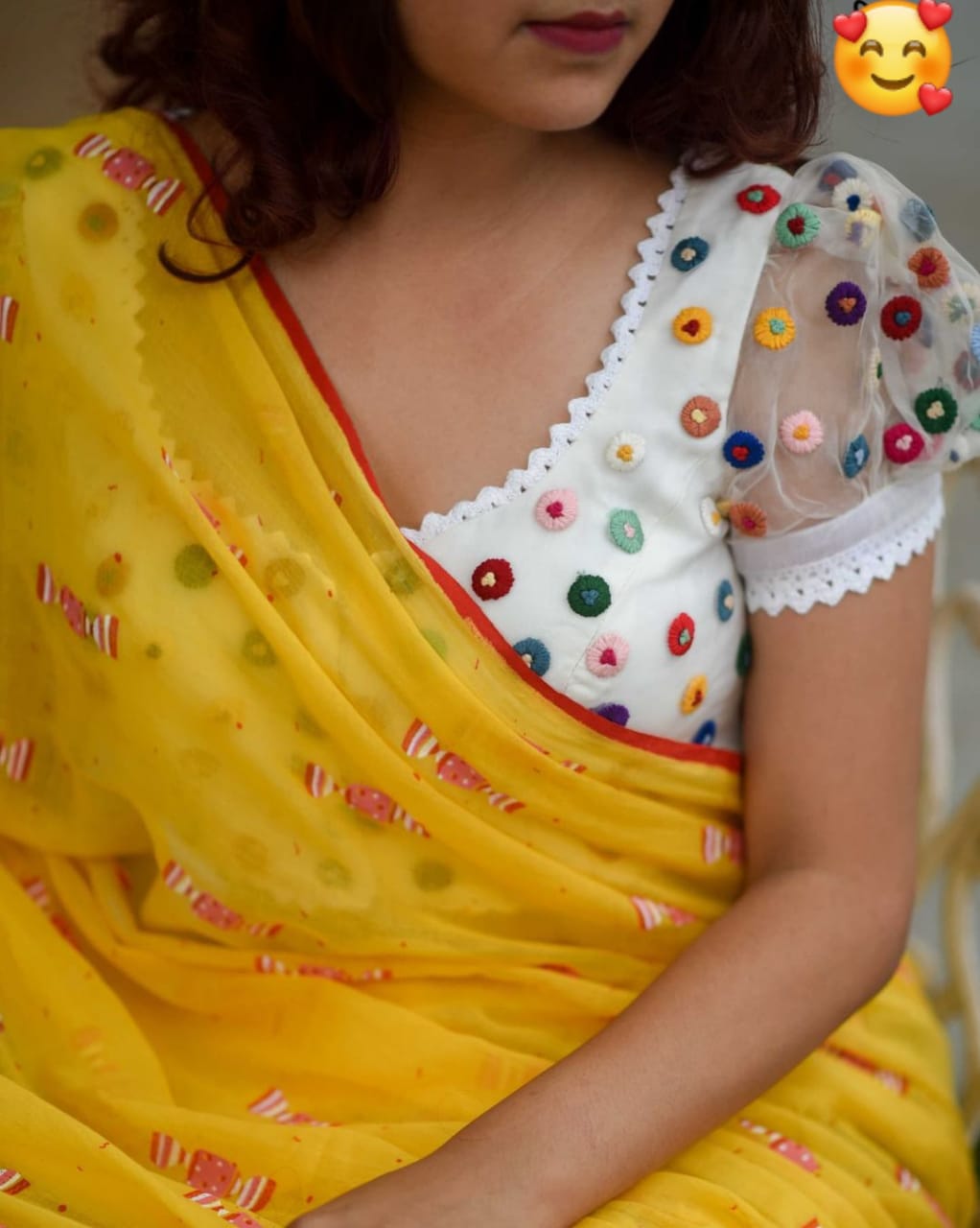 Stylish Party Wear Hakoba Blouse Anantexports