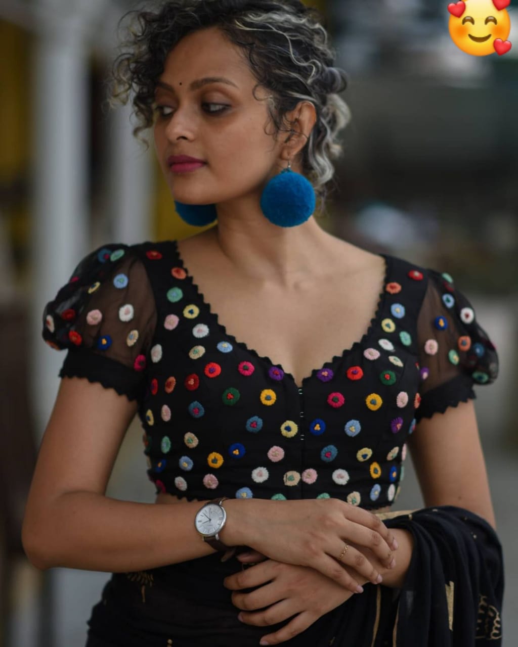 Stylish Party Wear Hakoba Blouse Anantexports