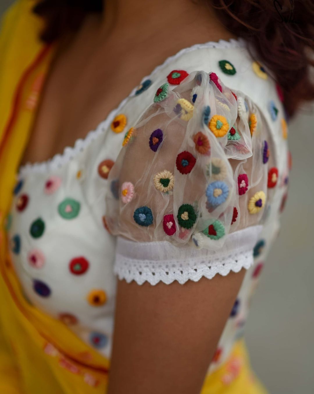 Stylish Party Wear Hakoba Blouse Anantexports