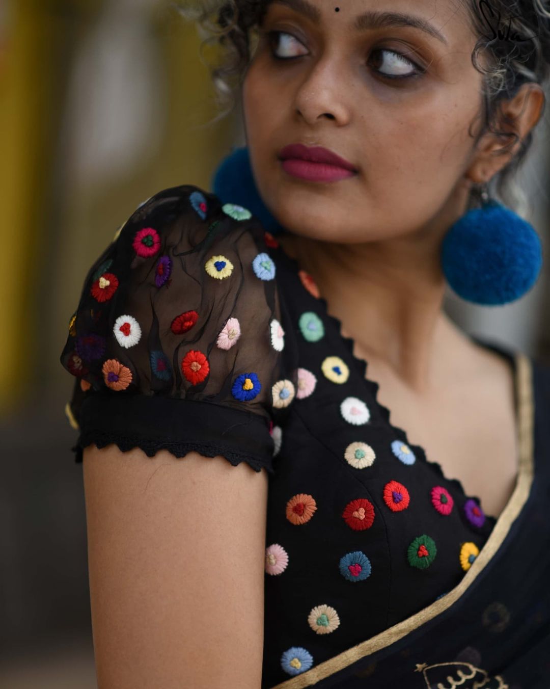 Stylish Party Wear Hakoba Blouse Anantexports