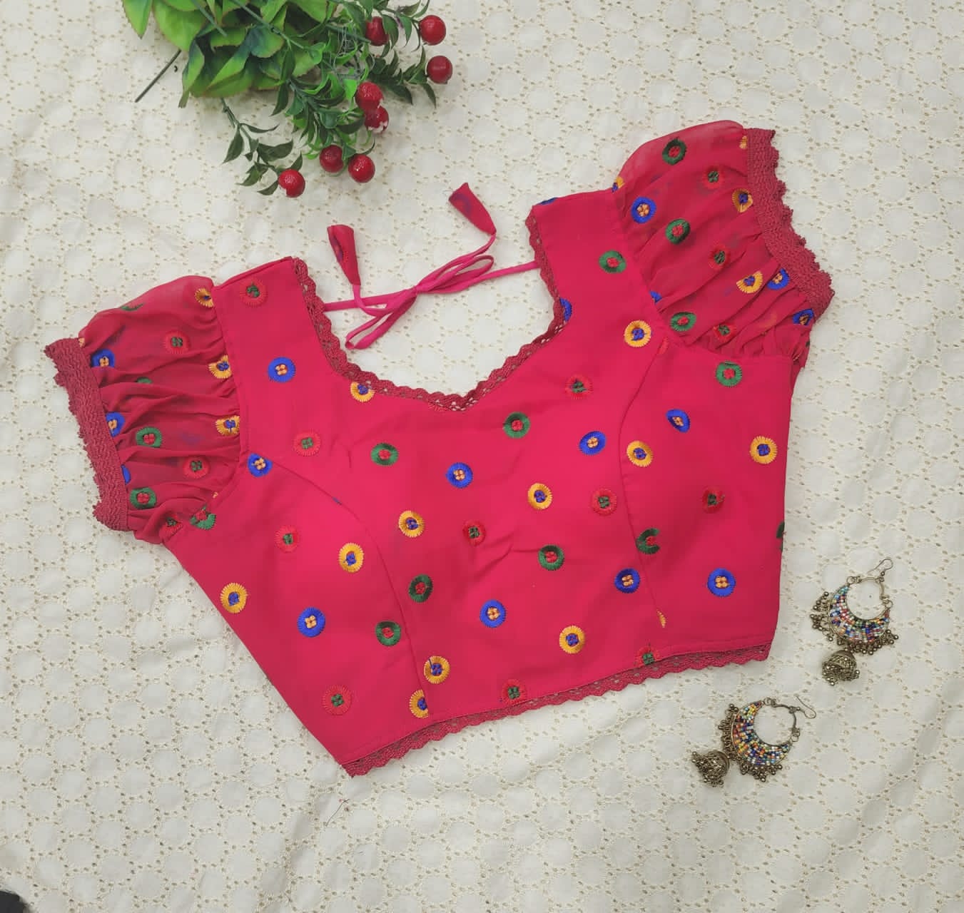 Stylish Party Wear Hakoba Blouse Anantexports