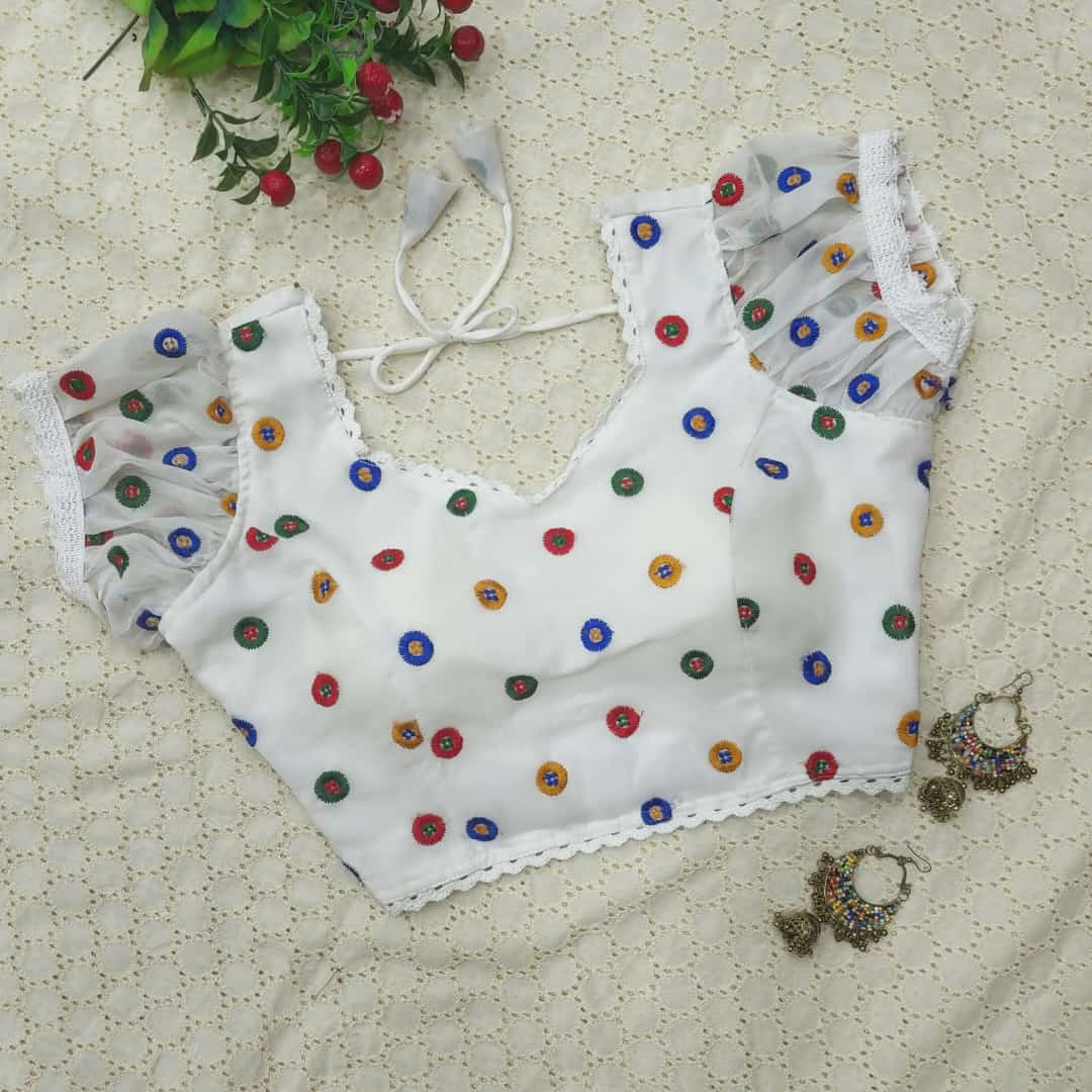 Stylish Party Wear Hakoba Blouse Anantexports