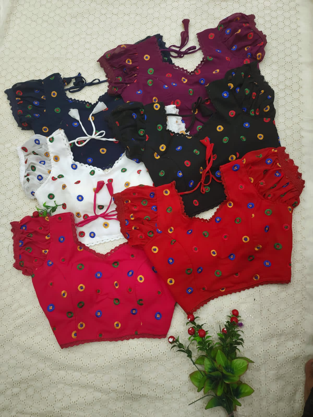 Stylish Party Wear Hakoba Blouse Anantexports