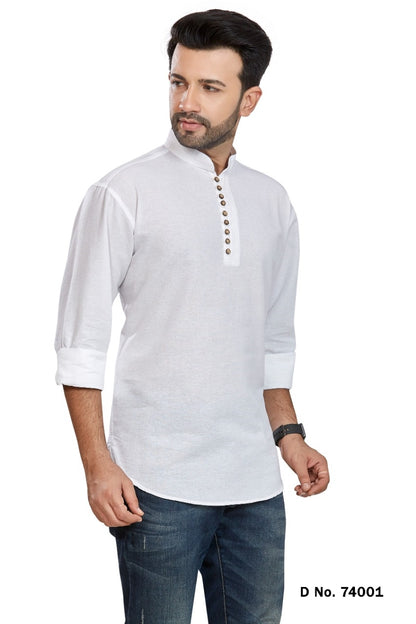 Short Pure Cotton Kurta - Anant Exports