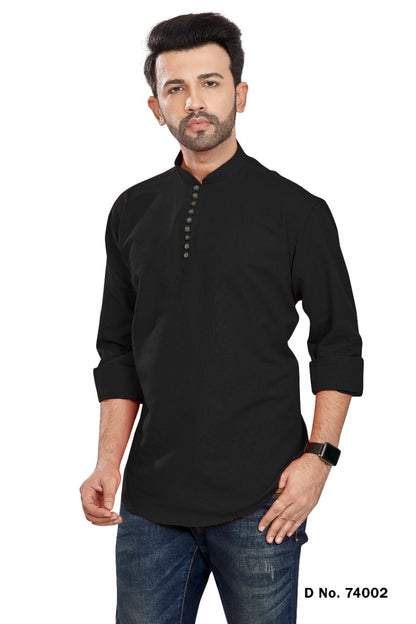 Short Pure Cotton Kurta - Anant Exports