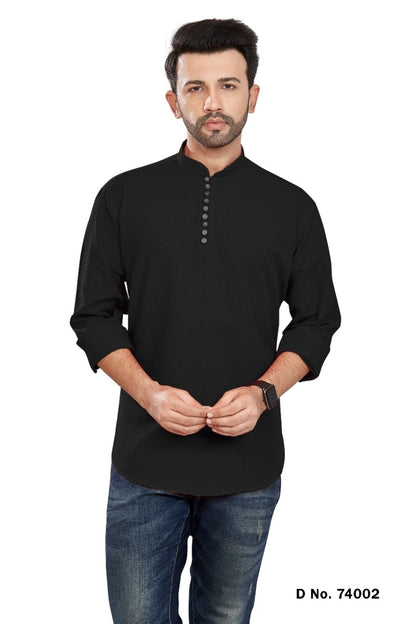 Short Pure Cotton Kurta - Anant Exports