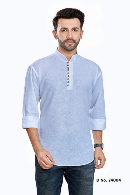 Short Pure Cotton Kurta - Anant Exports