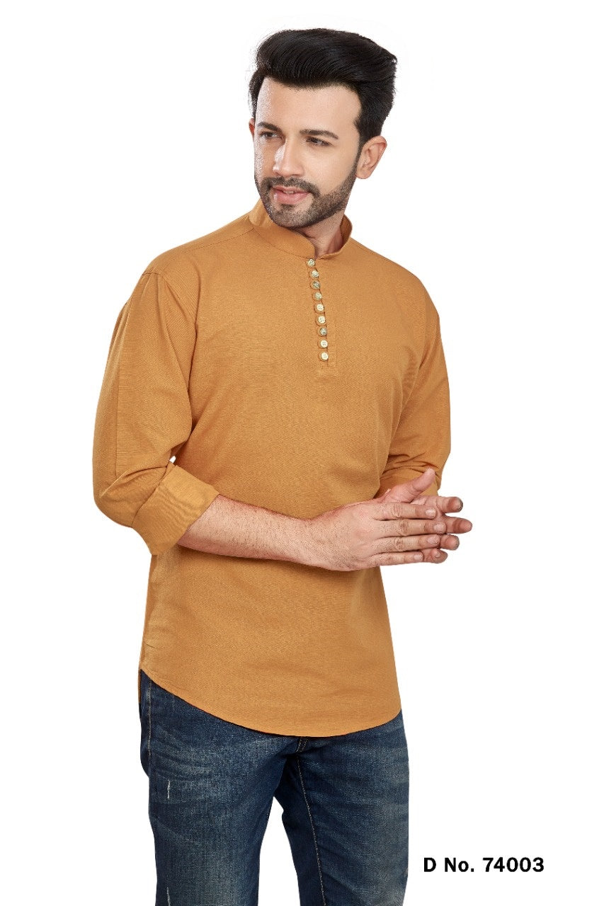 Short Pure Cotton Kurta - Anant Exports